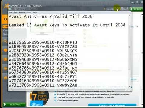 Avast pro antivirus activation code 2014 free download 32 bit